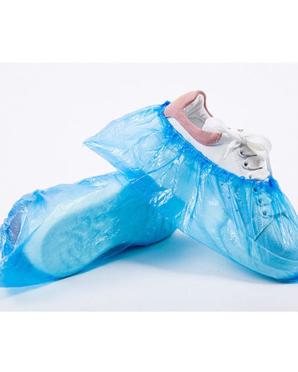 100 Huse de Pantofi Impermeabile de Unica Folosinta, Universale, Albastre, pentru Zile Ploioase