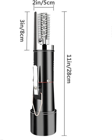 Dispozitiv Electric de Curatare Solzi Peste, din Otel Inoxidabil