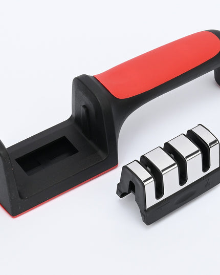 Dispozitiv pentru ascutit cutite cu 3 pozitii