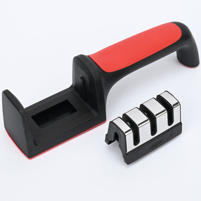 Dispozitiv pentru ascutit cutite cu 3 pozitii