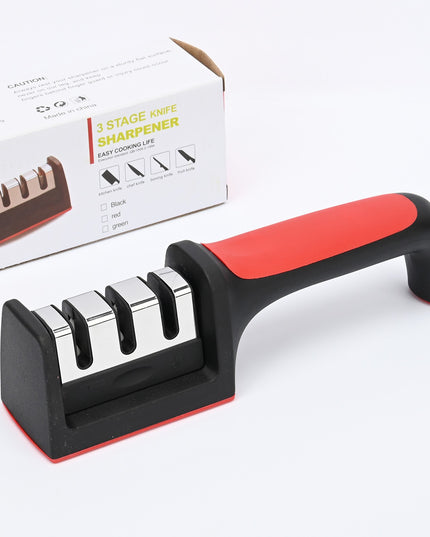 Dispozitiv pentru ascutit cutite cu 3 pozitii