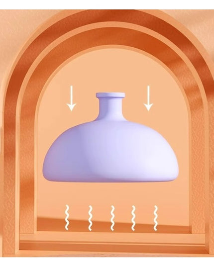 Dispozitiv Terapeutic Sputa, Cupa pentru Terapie Toracica, Dispozitiv de Eructare, pentru Adulti si Copii,din Silicon