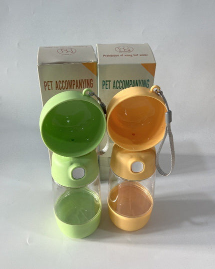 Sticla Animale, Portabila, pentru Hrana si Apa, din ABS, 400 ml/182 ml