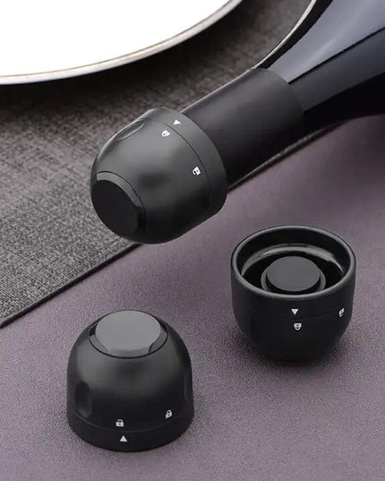 Dop de Etansare a Sticlei de Prosseco/Sampanie, Rotativ, On-Off, Silicon, Reutilizabil, Usor de Depozitat si Folosit