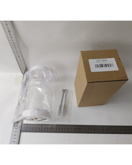 Borcan pentru Muraturi, cu Separator pentru Lichide, Ermetic, Termorezistent, Tip Clepsidra, 2 Furculite Incluse, ABS