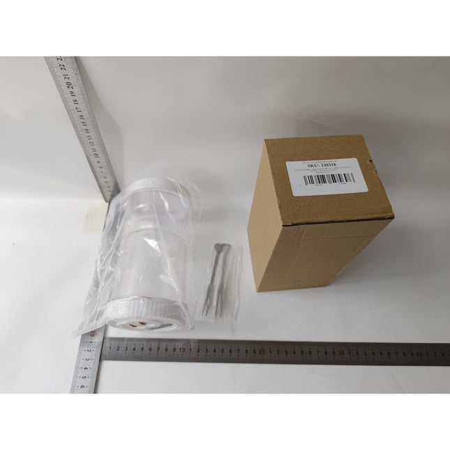 Borcan pentru Muraturi, cu Separator pentru Lichide, Ermetic, Termorezistent, Tip Clepsidra, 2 Furculite Incluse, ABS