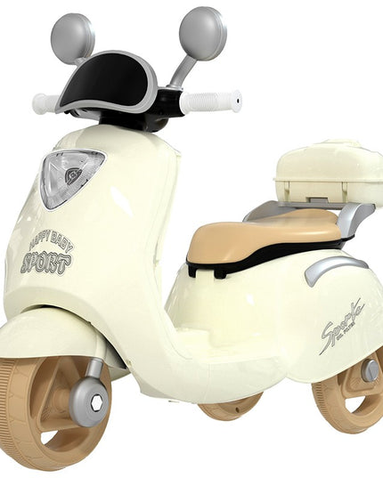 Motocicleta Electrica cu Acumulator, Telecomanda, Bluetooth, cu Sistem Anti-Rasturnare, Sistem de Lumini si Sunet, 3-10 Ani