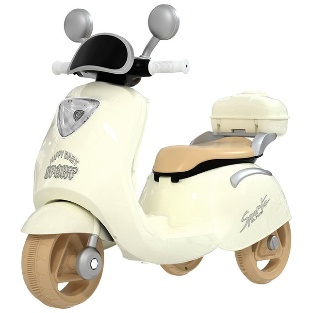 Motocicleta Electrica cu Acumulator, Telecomanda, Bluetooth, cu Sistem Anti-Rasturnare, Sistem de Lumini si Sunet, 3-10 Ani