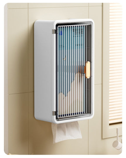 Organizator Cosmetice, Montare pe Perete fara Perforare,din PP si ABS