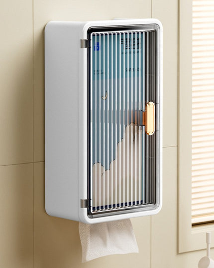 Organizator Cosmetice, Montare pe Perete fara Perforare,din PP si ABS