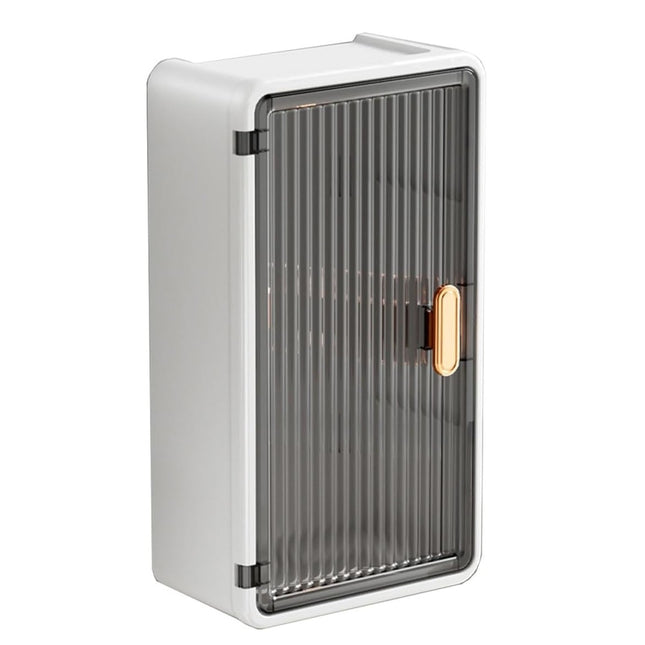 Organizator Cosmetice, Montare pe Perete fara Perforare,din PP si ABS