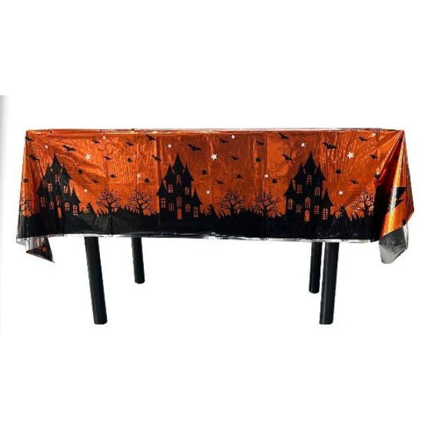 Fata de Masa, din Folie, Imprimeu Halloween - Casa Bantuita