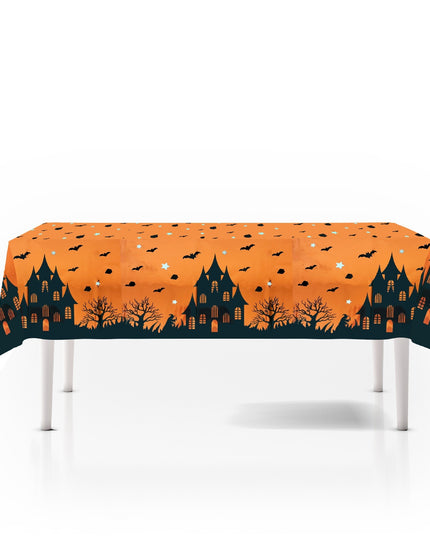 Fata de Masa, din Folie, Imprimeu Halloween - Casa Bantuita