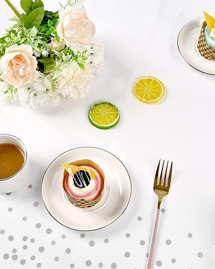 Fata de Masa, din PEVA, Imprimeu Buline