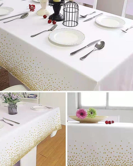 Fata de Masa, din PEVA, Imprimeu Buline