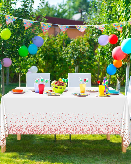 Fata de Masa, din PEVA, Imprimeu Buline