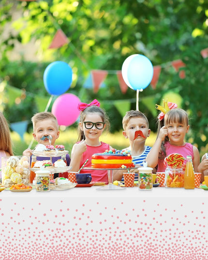 Fata de Masa, din PEVA, Imprimeu Buline