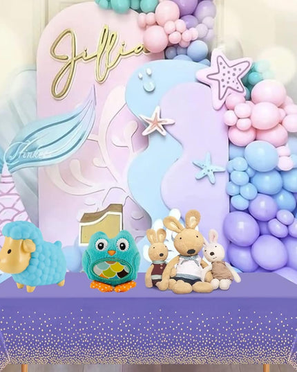 Fata de Masa, din PEVA, Imprimeu Buline Aurii,Impermeabila, Fara Pete, Curatare Rapida