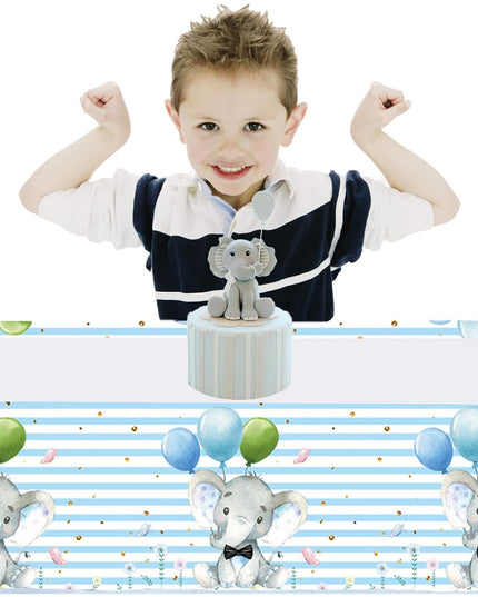 Fata de Masa, din Plastic, Imprimeu Elefanti