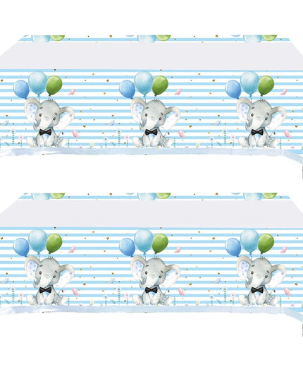 Fata de Masa, din Plastic, Imprimeu Elefanti