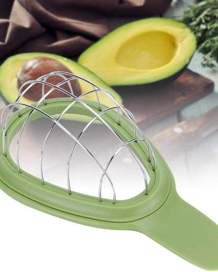 Feliator de Avocado, pentru Taierea in Cubulete, Multifunctional, pentru Bucatarie, Otel Inoxidabil, ABS,