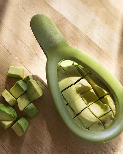 Feliator de Avocado, pentru Taierea in Cubulete, Multifunctional, pentru Bucatarie, Otel Inoxidabil, ABS