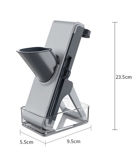 Feliator de Legume Multifunctional, Taieturi Diferite, Razatoare pentru Bucatarie, Taietor de Cartofi, Presa Manuala, Pliabila, Extensibila, PP PET