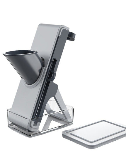 Feliator de Legume Multifunctional, Taieturi Diferite, Razatoare pentru Bucatarie, Taietor de Cartofi, Presa Manuala, Pliabila, Extensibila, PP PET