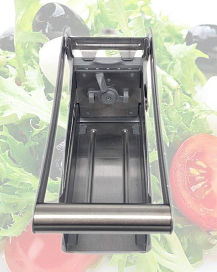 Feliator manual pentru cartofi pai si legume, din inox, cu 2 dimensiuni de feliere