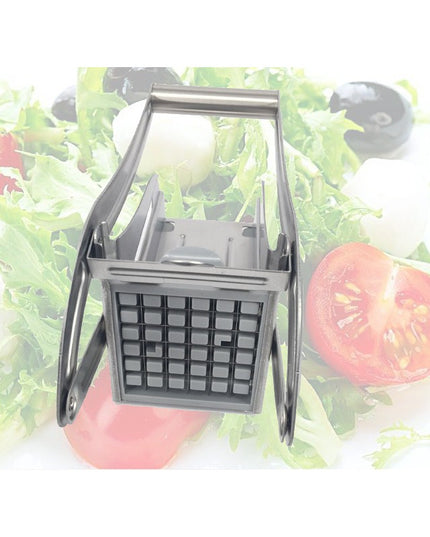 Feliator manual pentru cartofi pai si legume, din inox, cu 2 dimensiuni de feliere