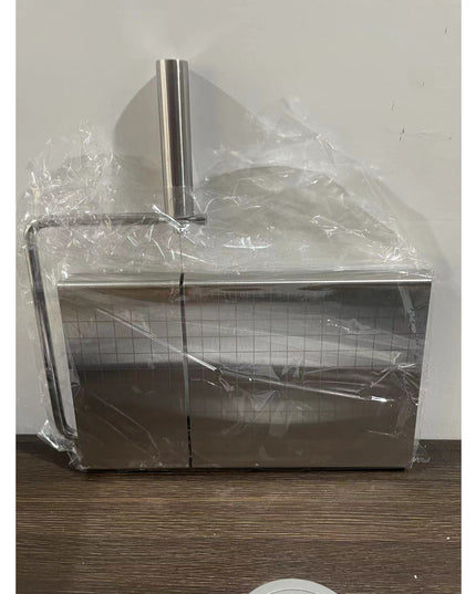 Feliator manual pentru cascaval, salam, prajituri, unt, din otel inoxidabil, usor de curatat si utilizat, 5 lame de schimb incluse, picioare antiderapante