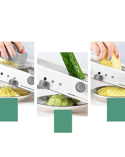 Feliator Manual Multifunctional, Usor de Folosit, pentru Legume, Fructe, Razatoare, Otel Inoxidabil, Accesoriu Bucatarie