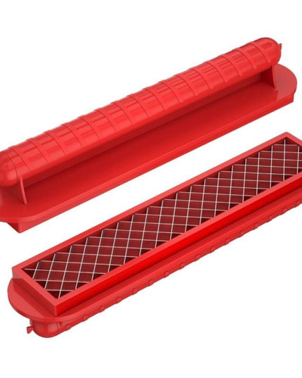 Feliator manual pentru hot-dog crestare carnati si hot-dog, manual, potrivit pentru gratar,din inox si ABS