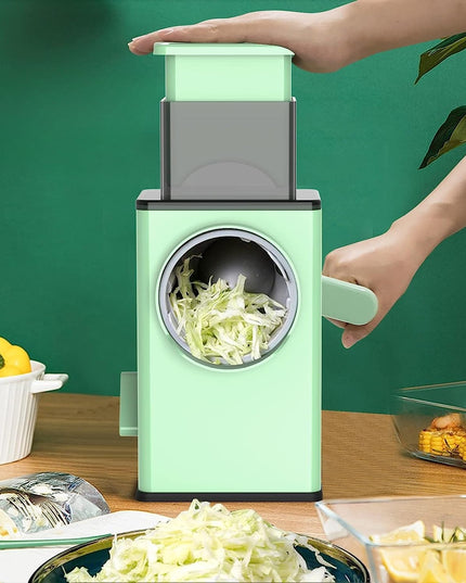 Feliator manual pentru legume 3 lame din otel inxodabil, 3 tipuri de feliere, material carcasa ABS, latime maxima feliere , baza de tip ventuza, usor si sigur de utilizat