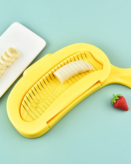 Feliator Multifunctional pentru Alimente, Model Banana, pentru Legume si Fructe, Accesoriu pentru Bucatarie