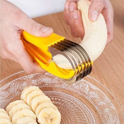 Feliator pentru Alimente, Accesoriu pentru Bucatarie, Cutit pentru Legume si Fructe, Model Banana, Ergonomic