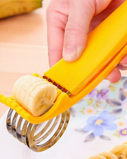 Feliator pentru Alimente, Accesoriu pentru Bucatarie, Cutit pentru Legume si Fructe, Model Banana, Ergonomic