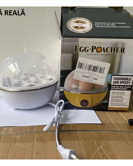 Fierbator de Oua Electric, Flipppy, Capacitate 7 oua, Aparat de fiert oua, 220V, Oprire Automata, 3 Moduri de Fiert Oua,Culoare