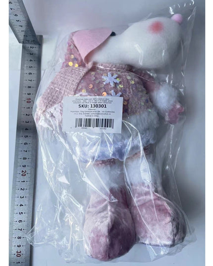 Figurina Decorativa, Pentru Craciun, Ren, Picioare Telescopice, Inaltime Reglabila 44- , Bluza cu Paiete