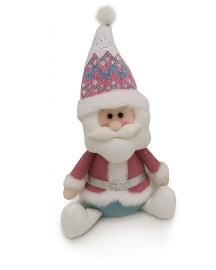 Figurina de Craciun Mos Craciun, Figurina Decorativa Mos Craciun pentru Sarbatorile de Iarna