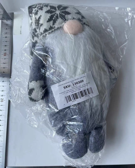 Figurina Decorativa, Pentru Craciun, Spiridus, Omul Padurii cu Barba Lunga, Inaltime