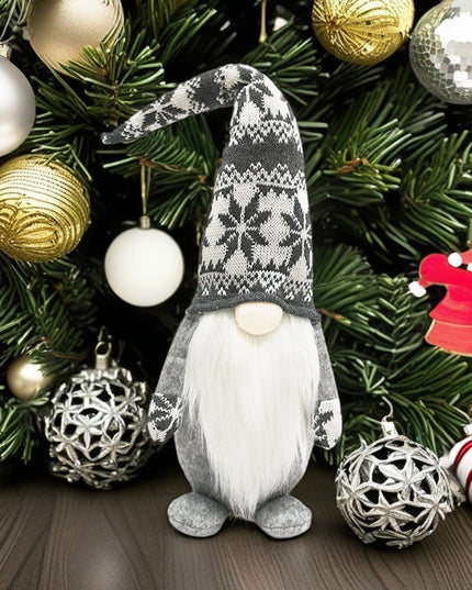 Figurina Decorativa, Pentru Craciun, Spiridus, Omul Padurii cu Barba Lunga, Inaltime