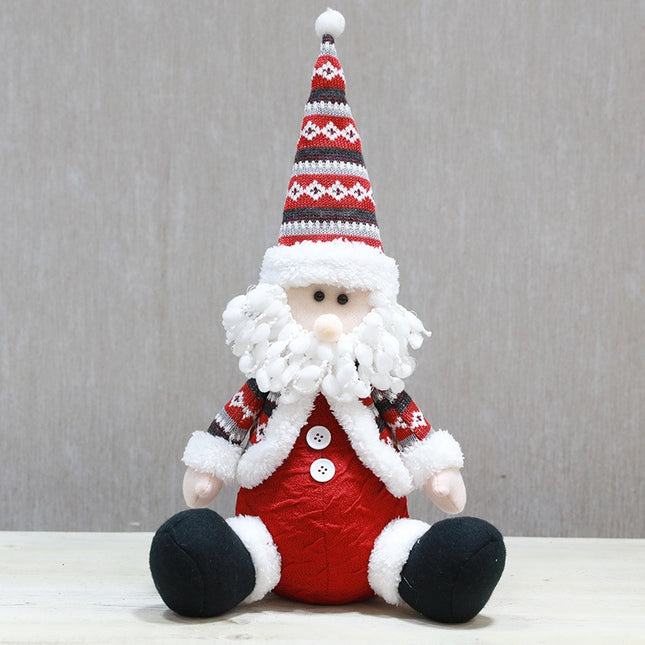 Figurina Mos craciun asezat