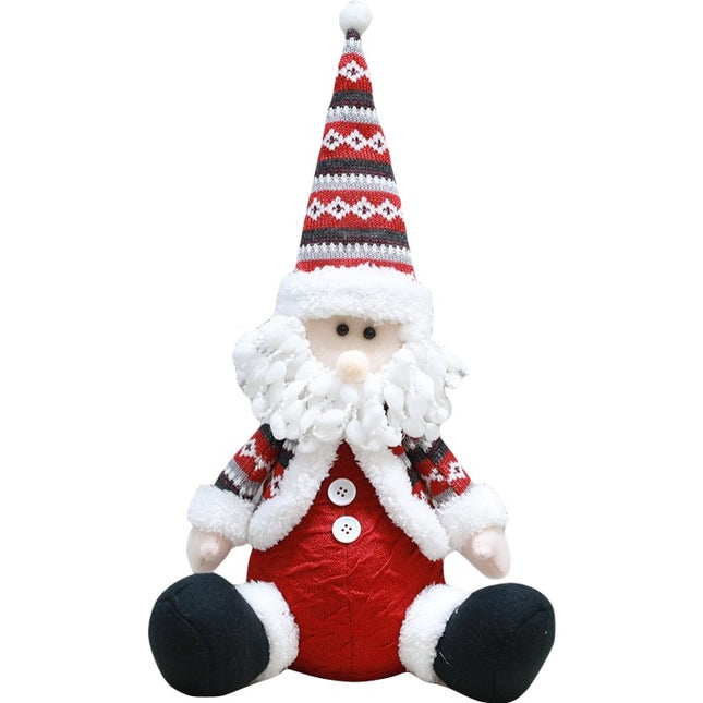 Figurina Mos craciun asezat