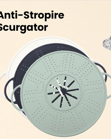 Capac Sita pentru Tigaie,Capac din Silicon pentru Scuregere, Rezistent la Remperaturi ridicate, Anti-Stropire, Deflector de Ulei