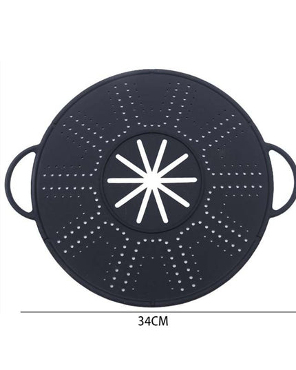 Capac Sita pentru Tigaie,Capac din Silicon pentru Scuregere, Rezistent la Remperaturi ridicate, Anti-Stropire, Deflector de Ulei