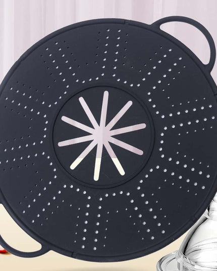 Capac Sita pentru Tigaie,Capac din Silicon pentru Scuregere, Rezistent la Remperaturi ridicate, Anti-Stropire, Deflector de Ulei