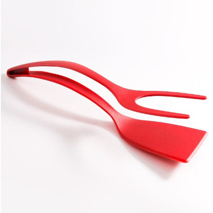 Spatula Multifunctionala tip Cleste, Spatula Cleste pentru Gatit, Silicon PP, pentru Alimente, Carne, Paine