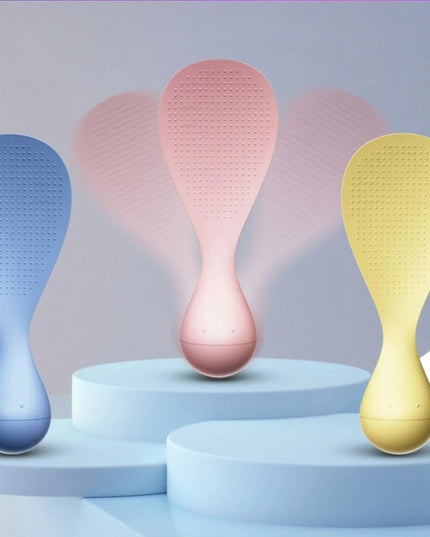 Lingura de Orez Termorezistenta cu Baza Antialunecare, Alba, Ideala pentru Preparare si Servire