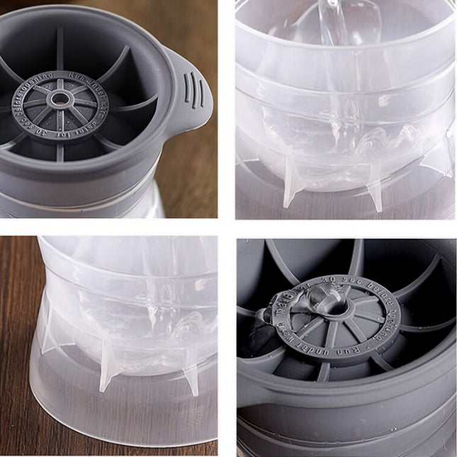 Forma cub de gheata, rotund, Polipropilena/Silicon